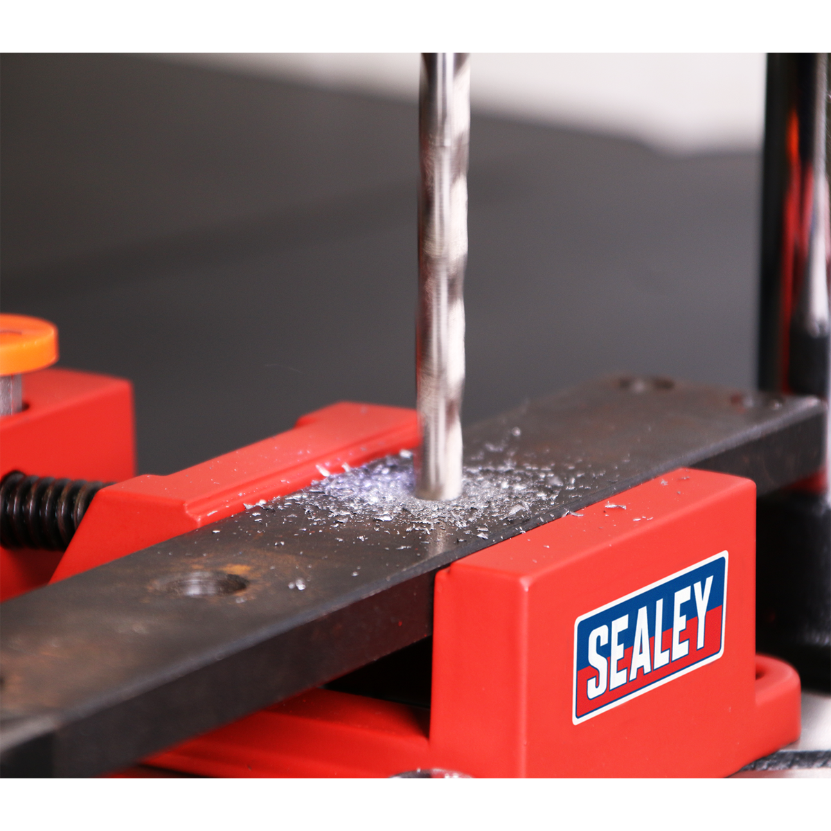 Sealey DS01 Drill Stand with Cast Iron Base 500mm & Vice 65mm