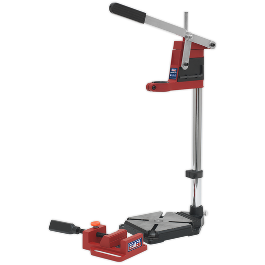 Sealey DS01 Drill Stand with Cast Iron Base 500mm & Vice 65mm