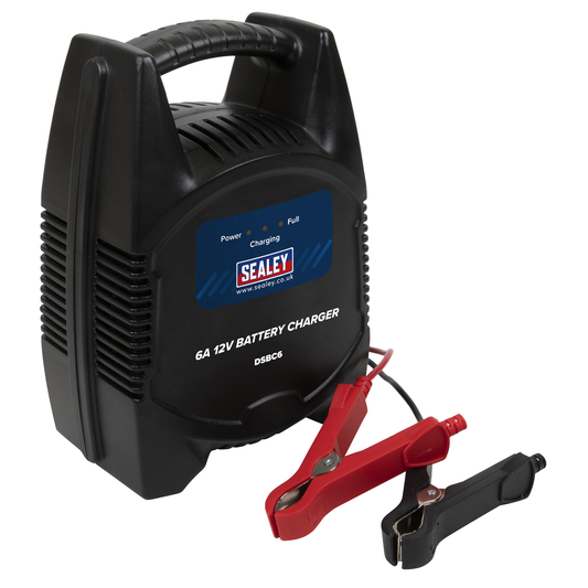 Sealey DSBC6 12V Battery Charger 6A 230V