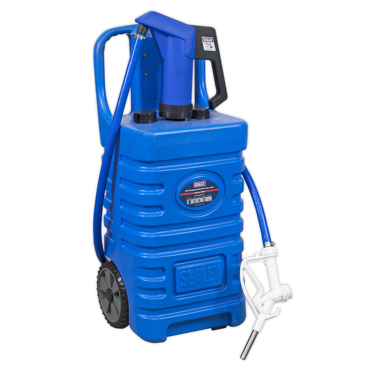 Sealey DT55BCOMBO1 Mobile Dispensing Tank with AdBlue® Pump 55L - Blue
