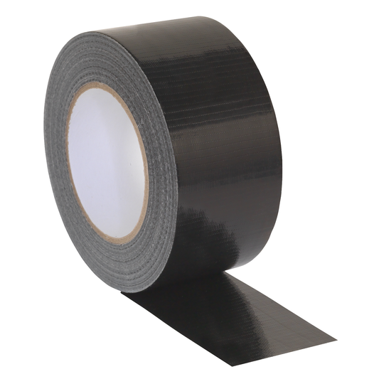 Sealey DTB75 Duct Tape 75mm x 50m - Black