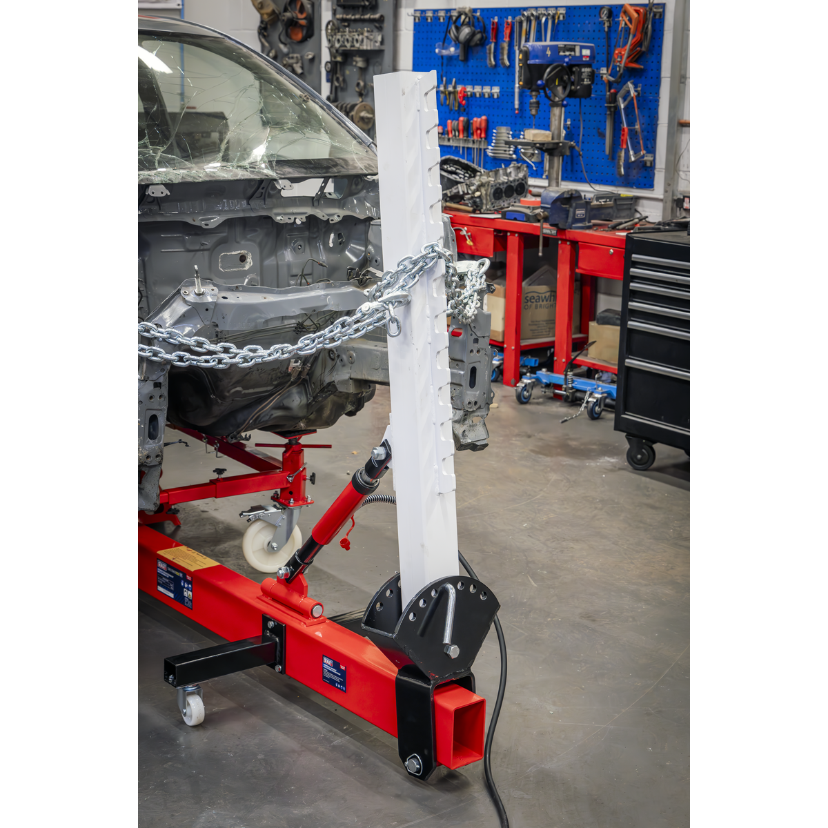 Sealey DZRE21 Body & Chassis/Frame Straightener Kit with Variable Upright