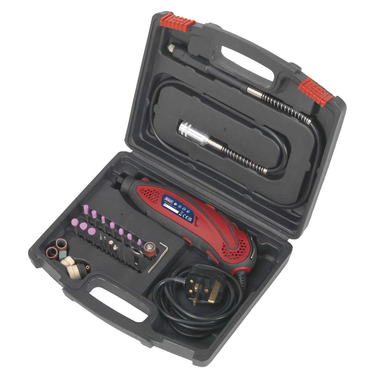 Sealey E540 Multipurpose Rotary Tool & Engraver Kit 230V 40pc