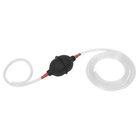 Sealey EC97 Emergency Fuel Transfer Syphon Pump for Petrol/Diesel/Water/Low Viscosity Fluids 2m Hose