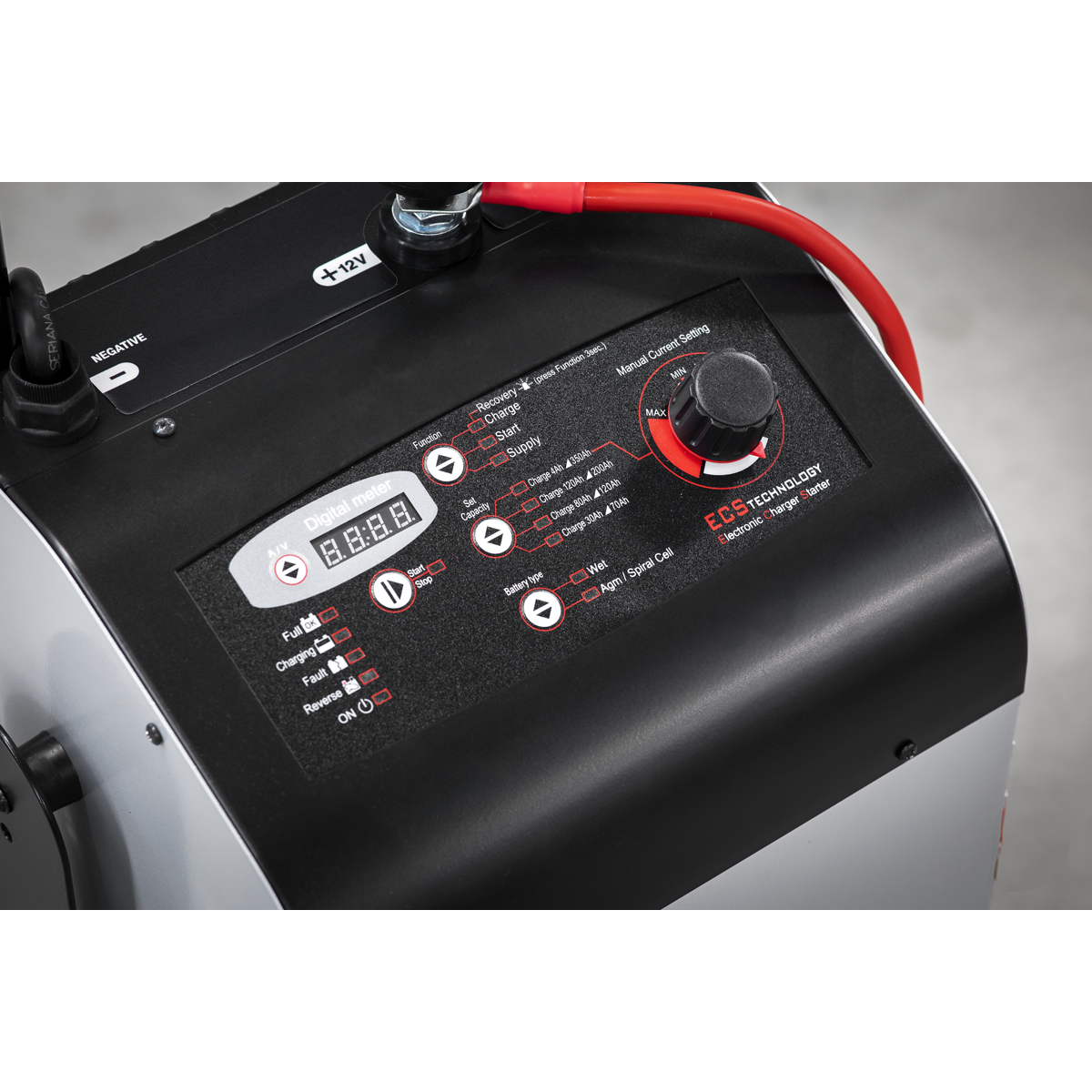 Sealey ECS300 12/24V Electronic Charger Maintainer/Starter 45/300A