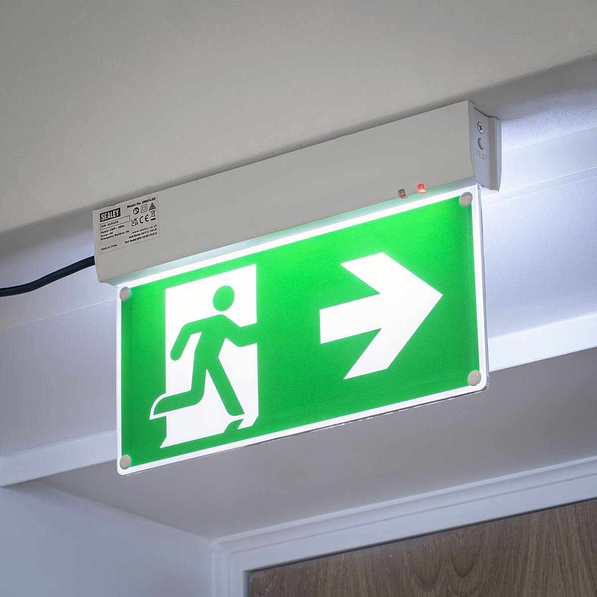 Sealey EM01LED Maintained Emergency LED Fire Exit Sign