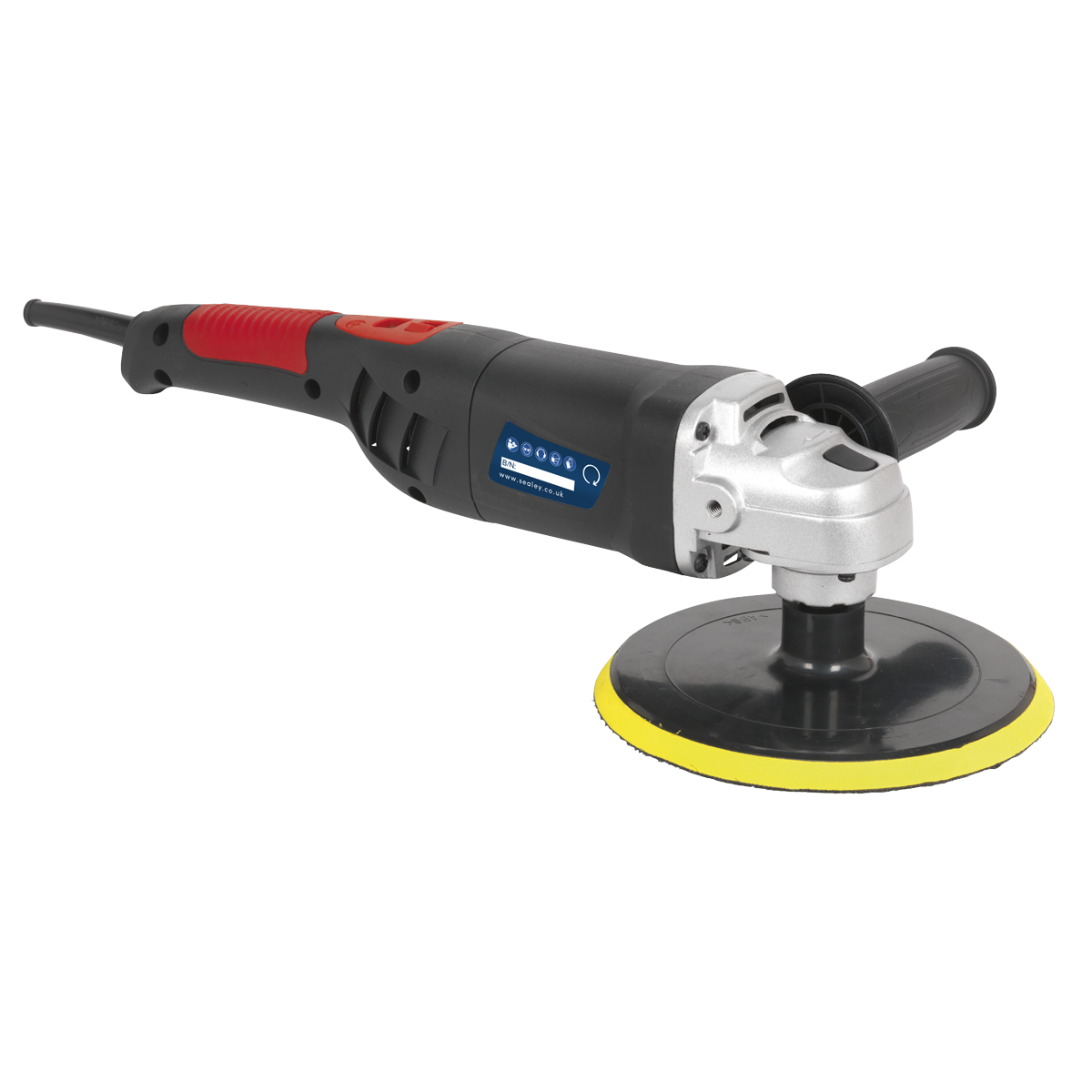 Sealey ER1700PD 180mm Lightweight Variable Speed Digital Rotary Polisher 1100W/230V