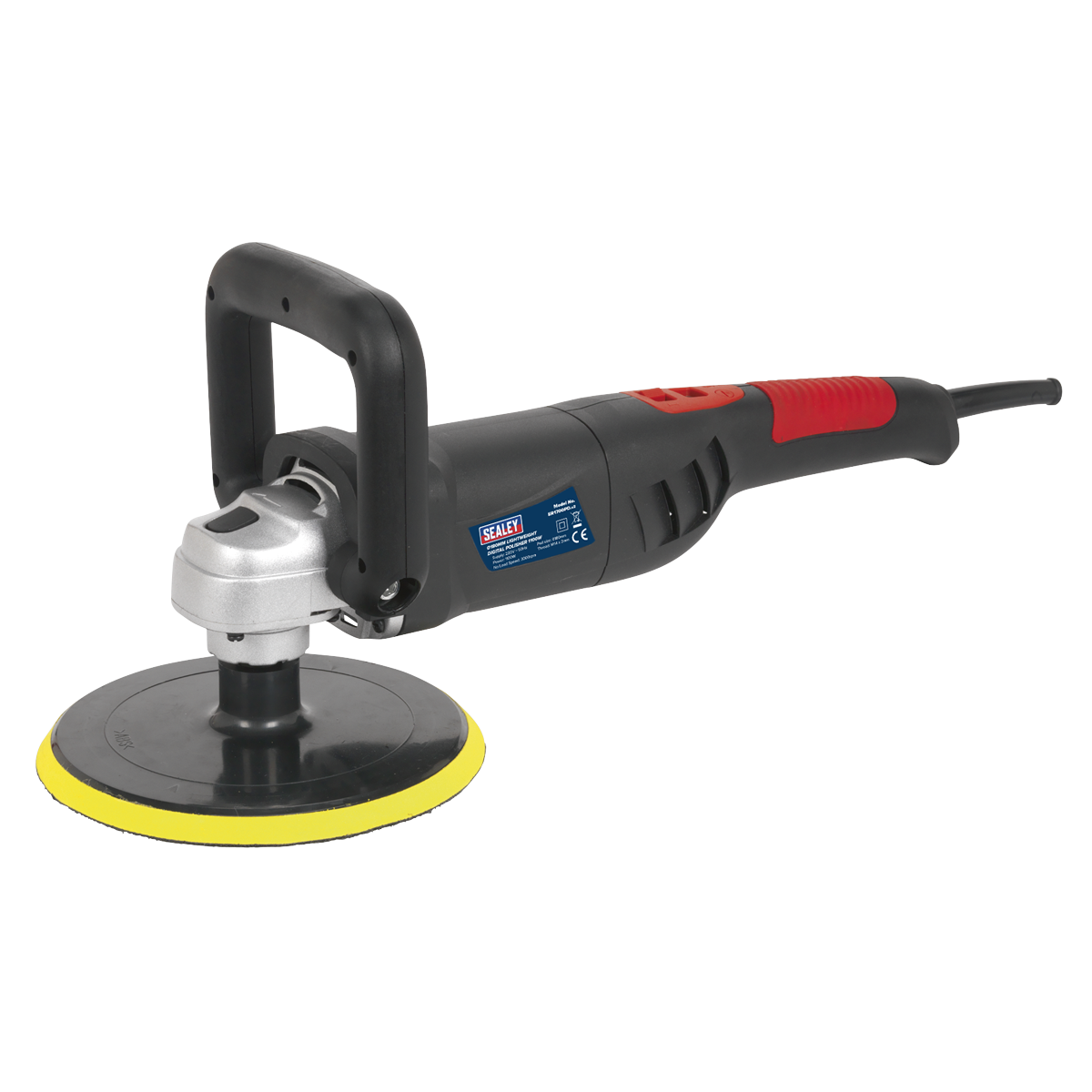 Sealey ER1700PD 180mm Lightweight Variable Speed Digital Rotary Polisher 1100W/230V