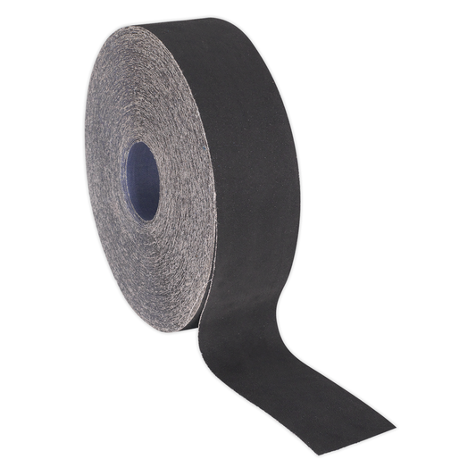 Sealey ER505040 Emery Roll 40Grit 50mm x 50m - Blue Twill