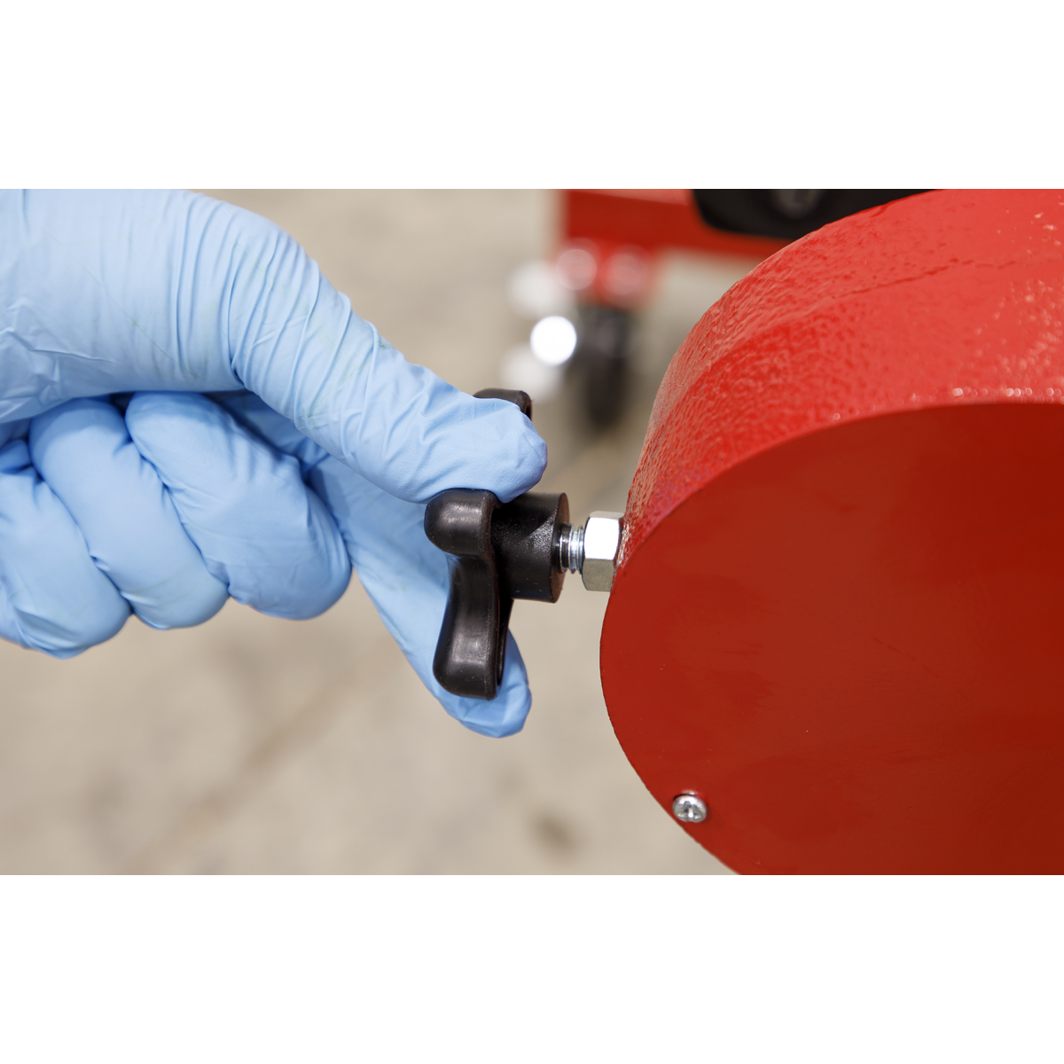Sealey ES480D Folding 360º Rotating Engine Stand with Geared Handle Drive 450kg Capacity