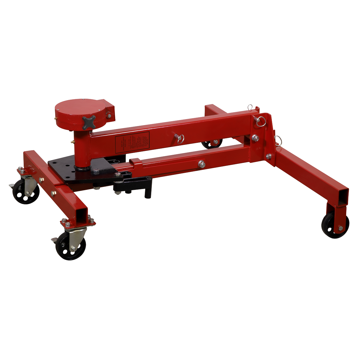 Sealey ES480D Folding 360º Rotating Engine Stand with Geared Handle Drive 450kg Capacity