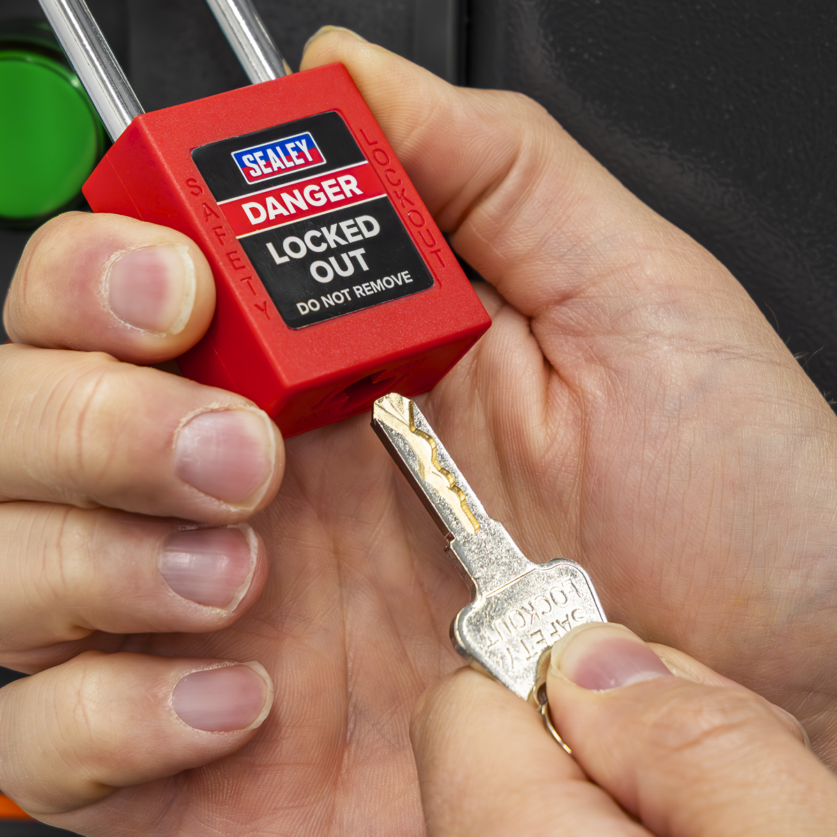 Sealey EV12 Long Shackle Safety Lockout Padlock