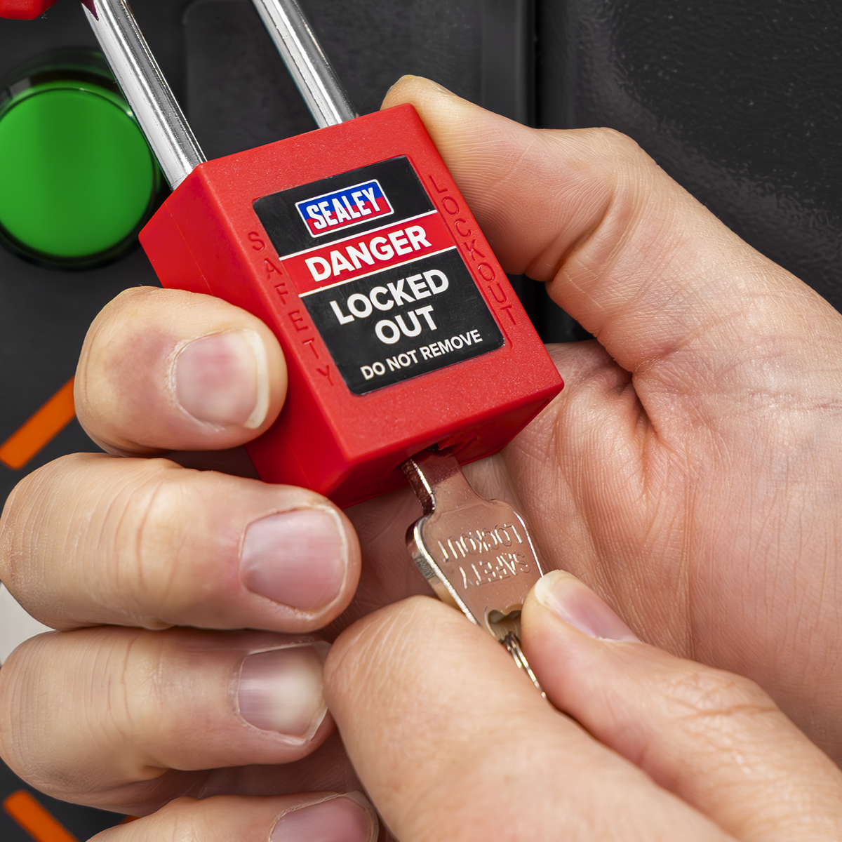 Sealey EV12 Long Shackle Safety Lockout Padlock