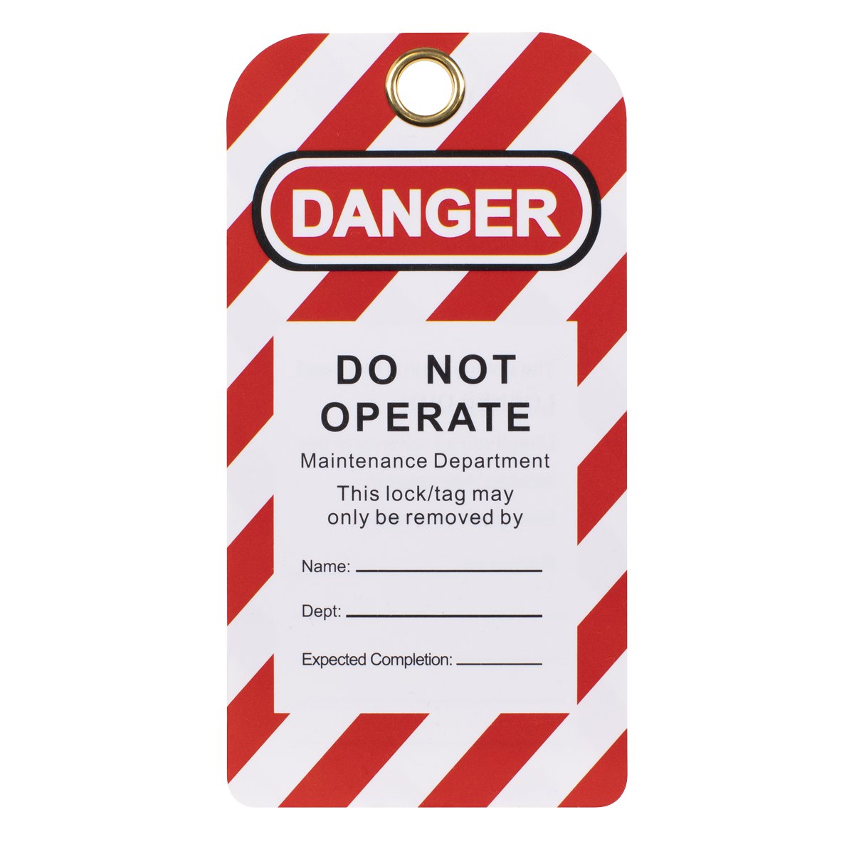 Sealey EV17 Lockout Safety Tag 10pc