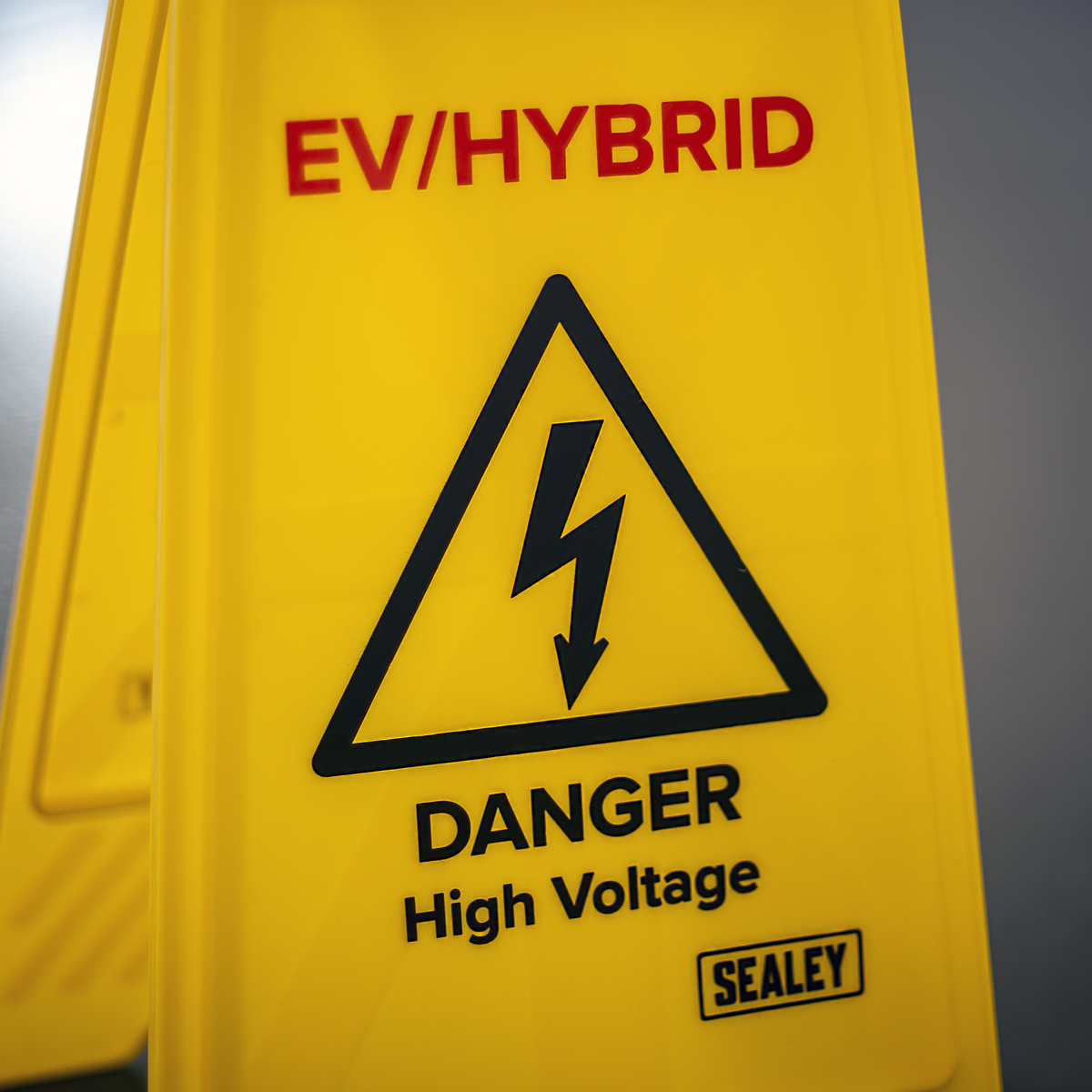 Sealey EV19 EV/Hybrid Floor Warning Signs - Pack of 2