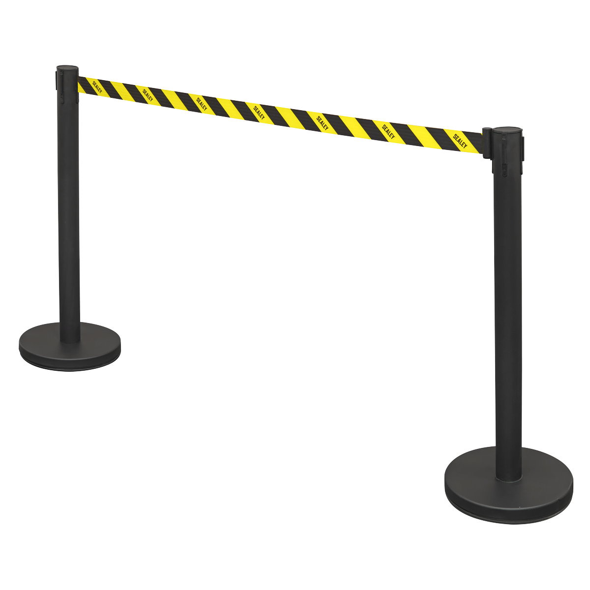 Sealey EV23 Retractable Safety Belt Barrier Post - Set of 2