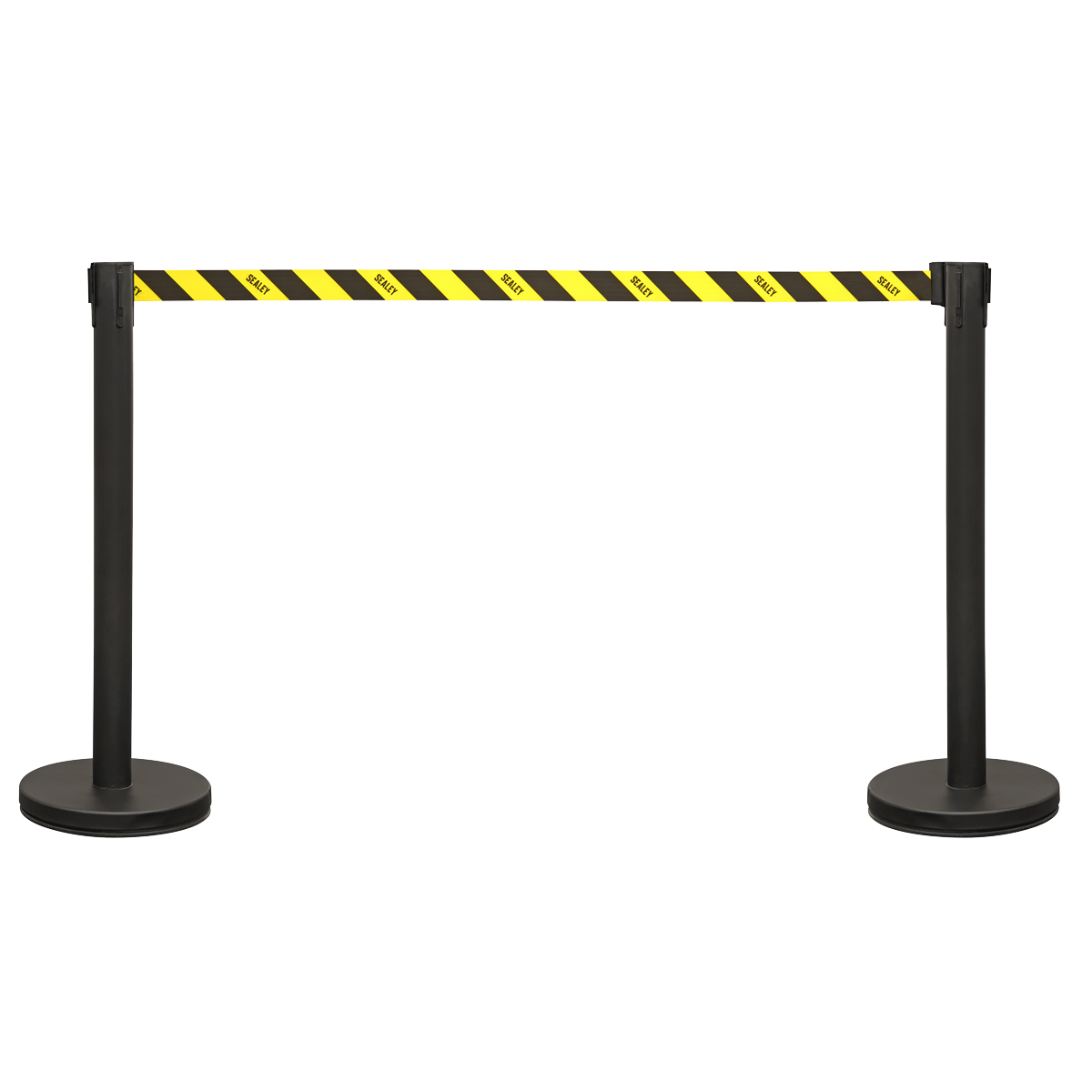 Sealey EV23 Retractable Safety Belt Barrier Post - Set of 2