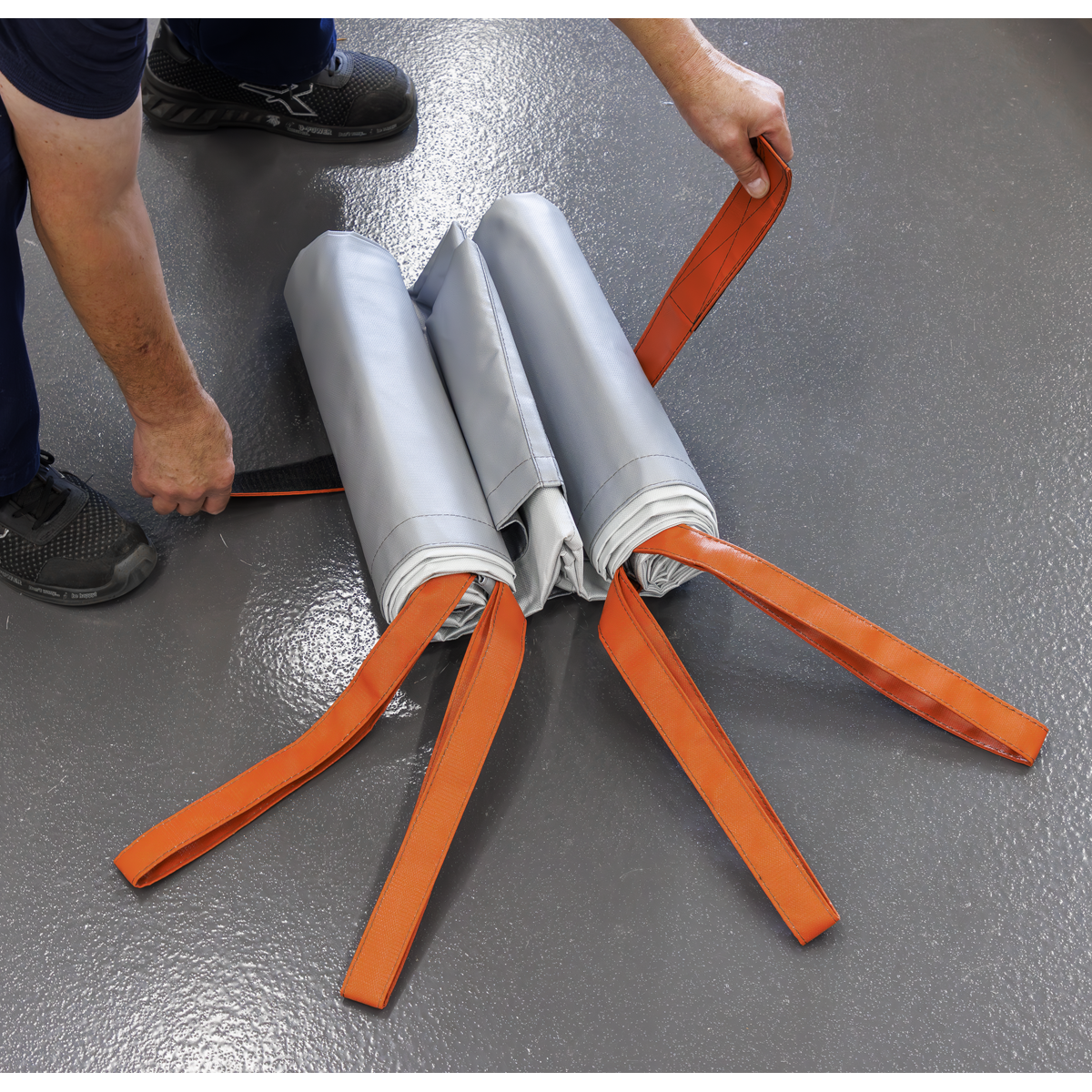Sealey EV500S Silicone-Coated Lithium Battery Fire Safety Blanket 3 x 4m