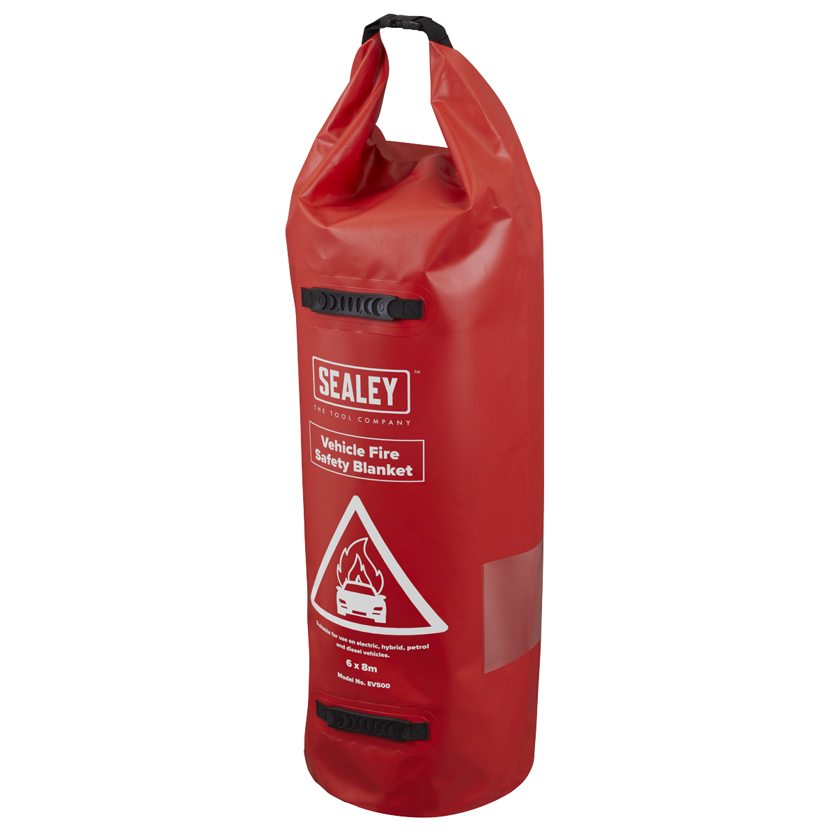 Sealey EV500 Vehicle Fire Safety Blanket - Silicone Coated 6 x 8m