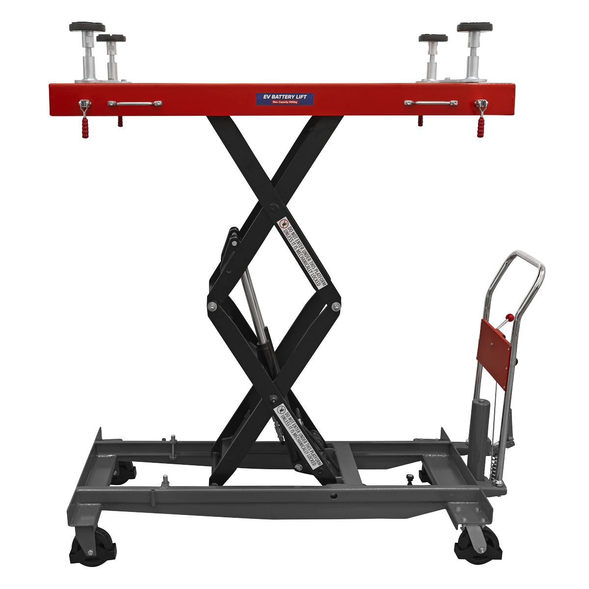 Sealey EVBT1000 High Lift EV Battery Lift/Hydraulic Platform Truck 1000kg Capacity