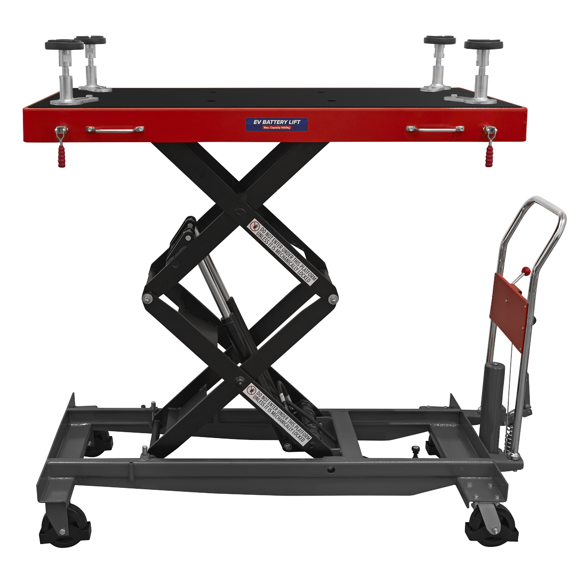 Sealey EVBT1000 High Lift EV Battery Lift/Hydraulic Platform Truck 1000kg Capacity