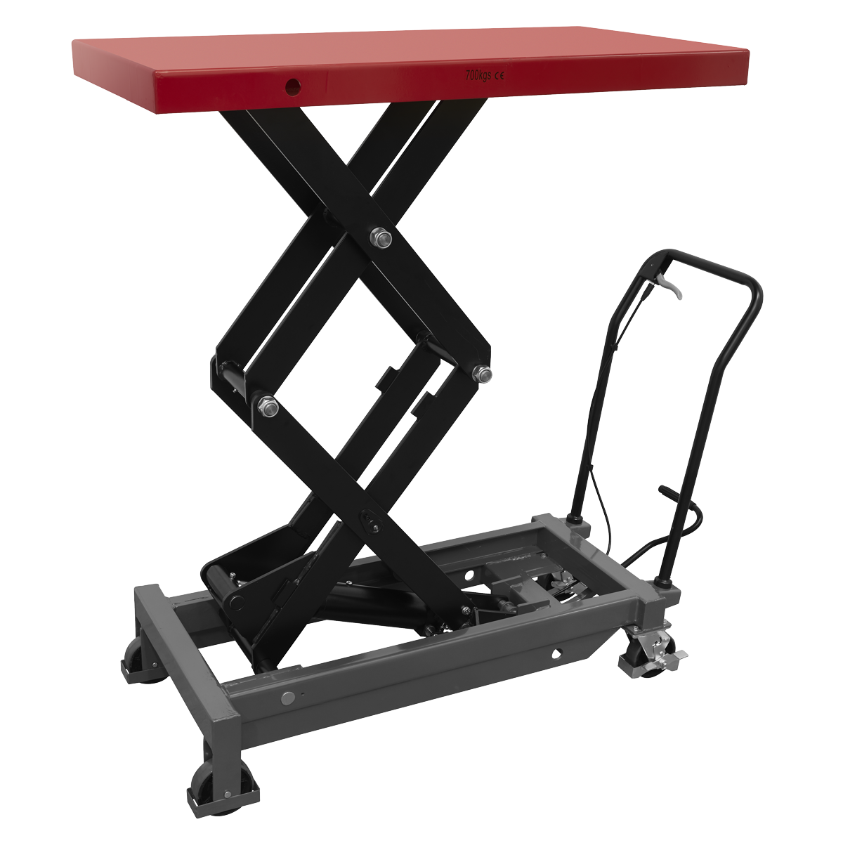 Sealey EVBT700 High Lift EV Battery Lift/Hydraulic Platform Truck 700kg Capacity