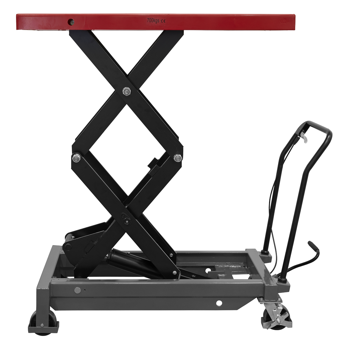 Sealey EVBT700 High Lift EV Battery Lift/Hydraulic Platform Truck 700kg Capacity