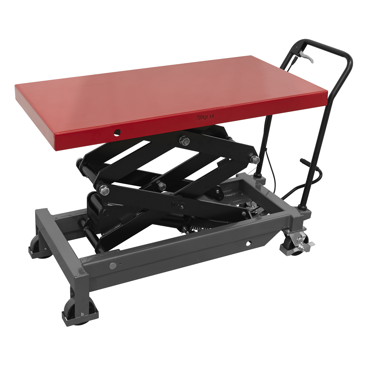 Sealey EVBT700 High Lift EV Battery Lift/Hydraulic Platform Truck 700kg Capacity