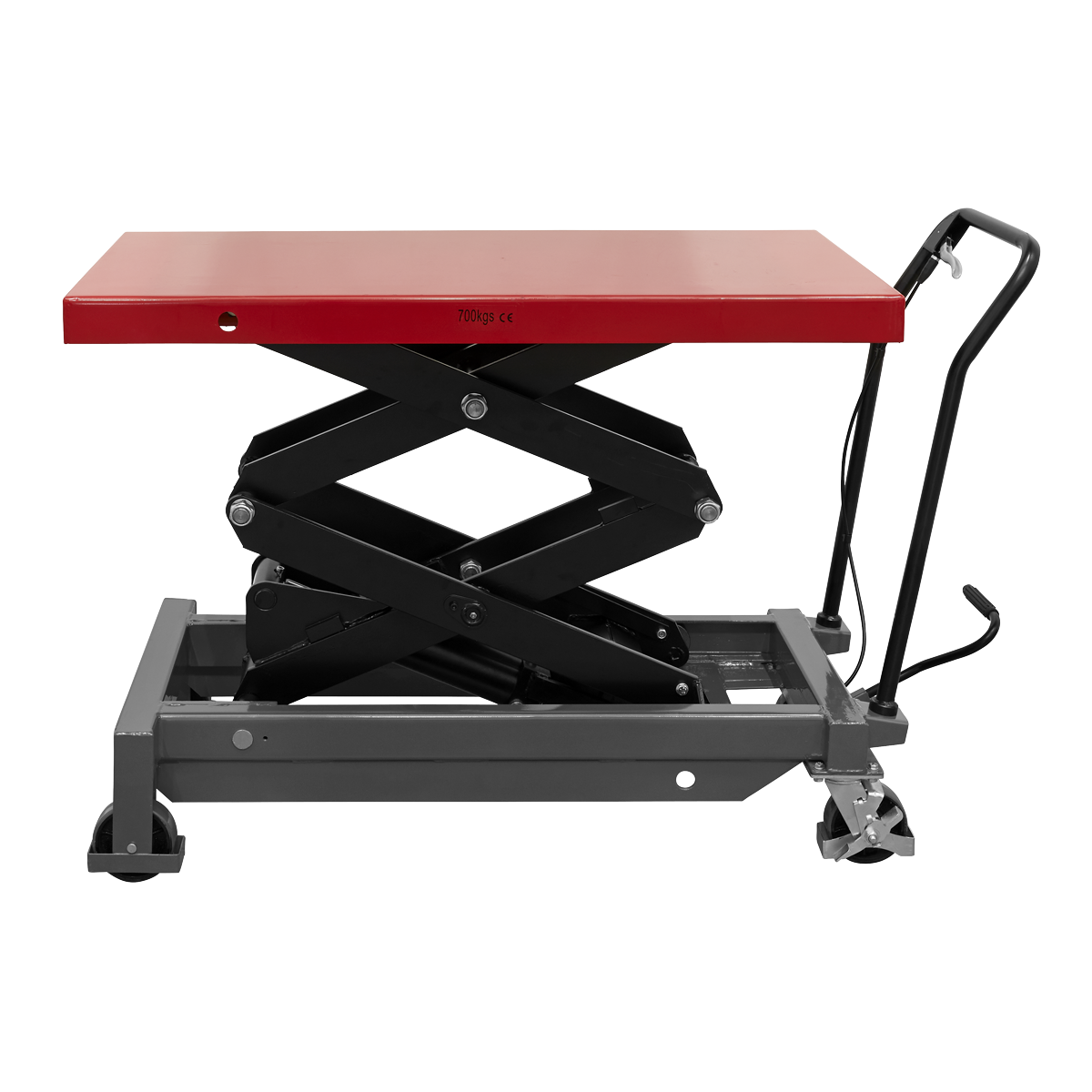 Sealey EVBT700 High Lift EV Battery Lift/Hydraulic Platform Truck 700kg Capacity