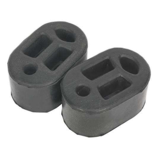 Sealey EX01 Exhaust Mounting Rubbers L70 x D45 x H37 - Pack of 2