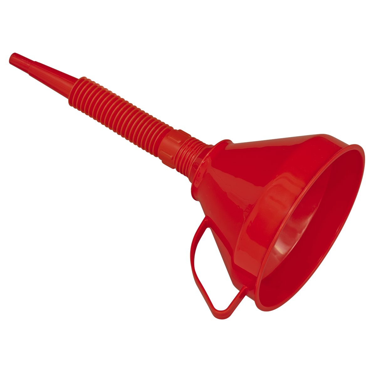 Sealey F16F Flexible Spout Funnel with Filter 160mm - Medium