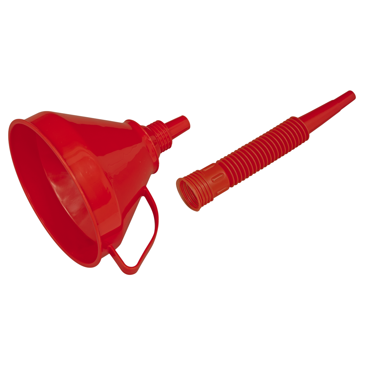 Sealey F16F Flexible Spout Funnel with Filter 160mm - Medium