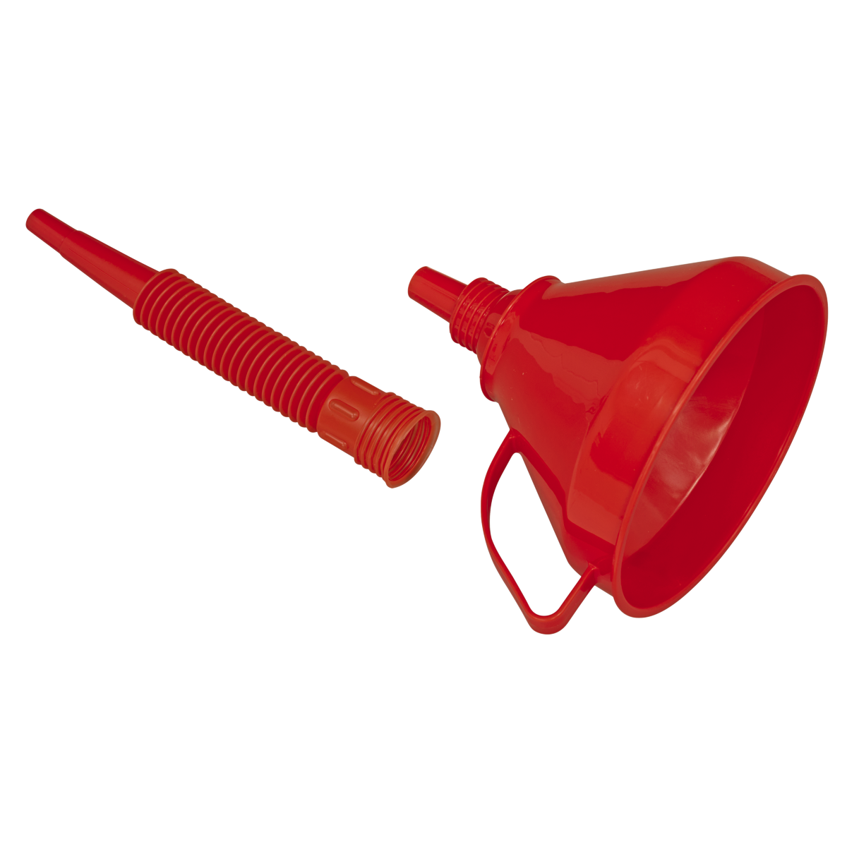 Sealey F16F Flexible Spout Funnel with Filter 160mm - Medium