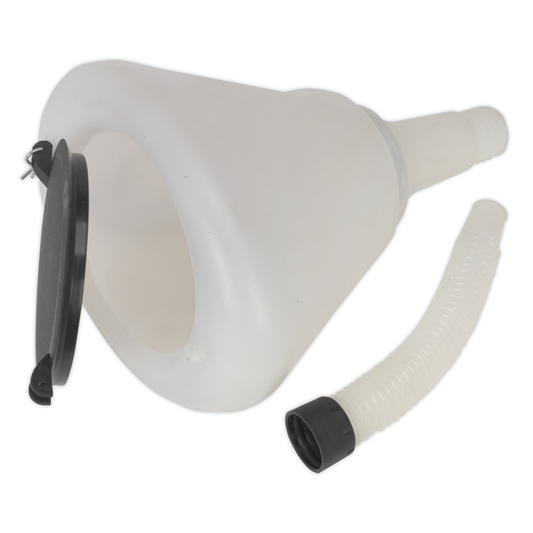 Sealey F99200 Funnel with Closing Lid 200mm