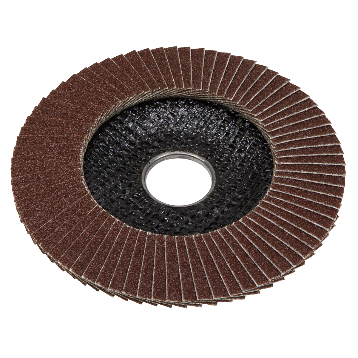 Sealey FD11560E10 115mm Aluminium Oxide Flap Discs 60Grit 22mm Bore - Pack of 10