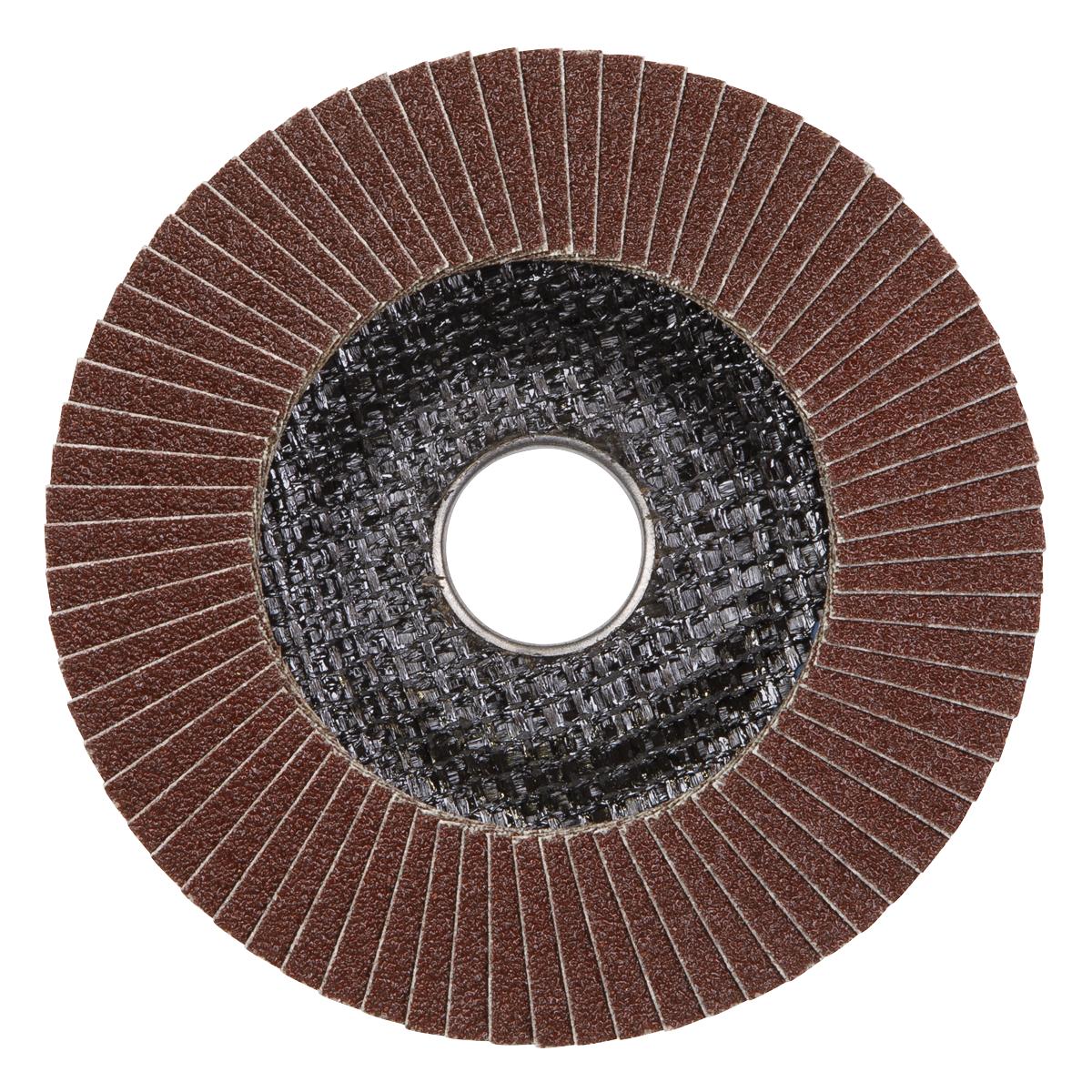 Sealey FD11580E10 115mm Aluminium Oxide Flap Discs 80Grit 22mm Bore - Pack of 10
