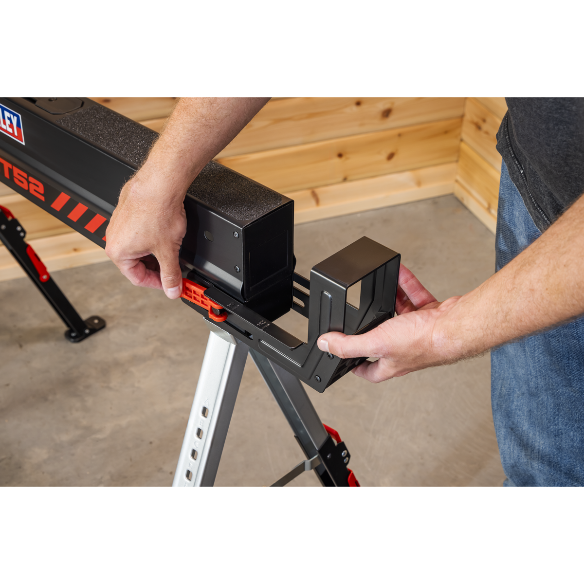 Sealey FDT52 Adjustable Sawhorse Set 2pc