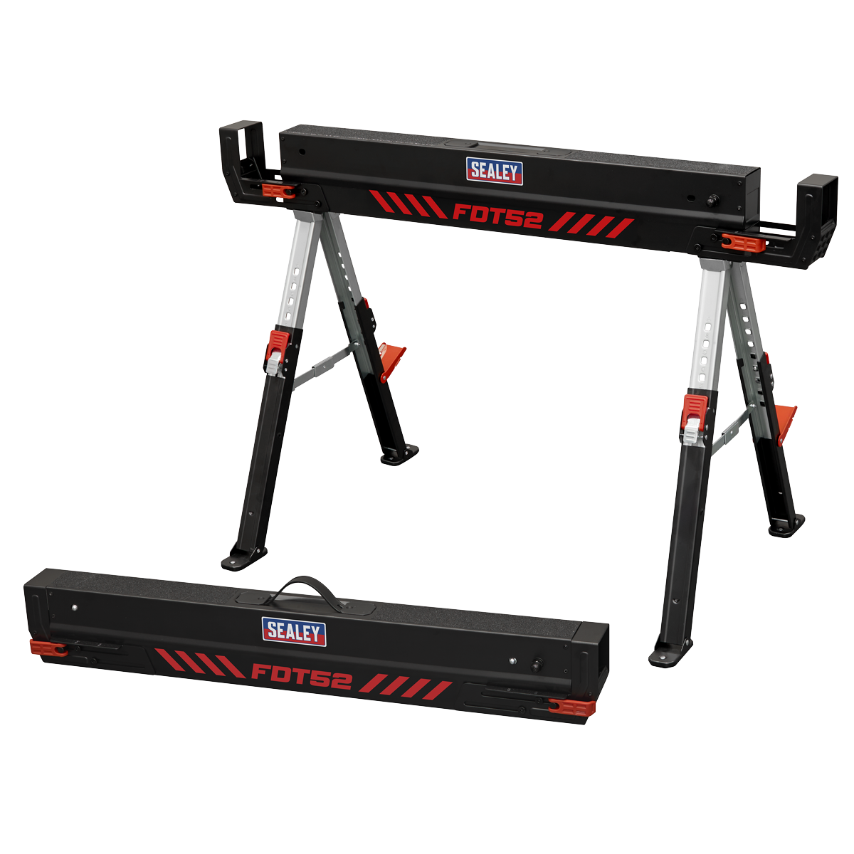 Sealey FDT52 Adjustable Sawhorse Set 2pc