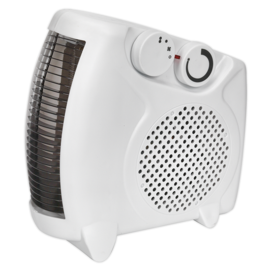 Sealey FH2010 Fan Heater with 2 Heat Settings & Thermostat 2000W/230V