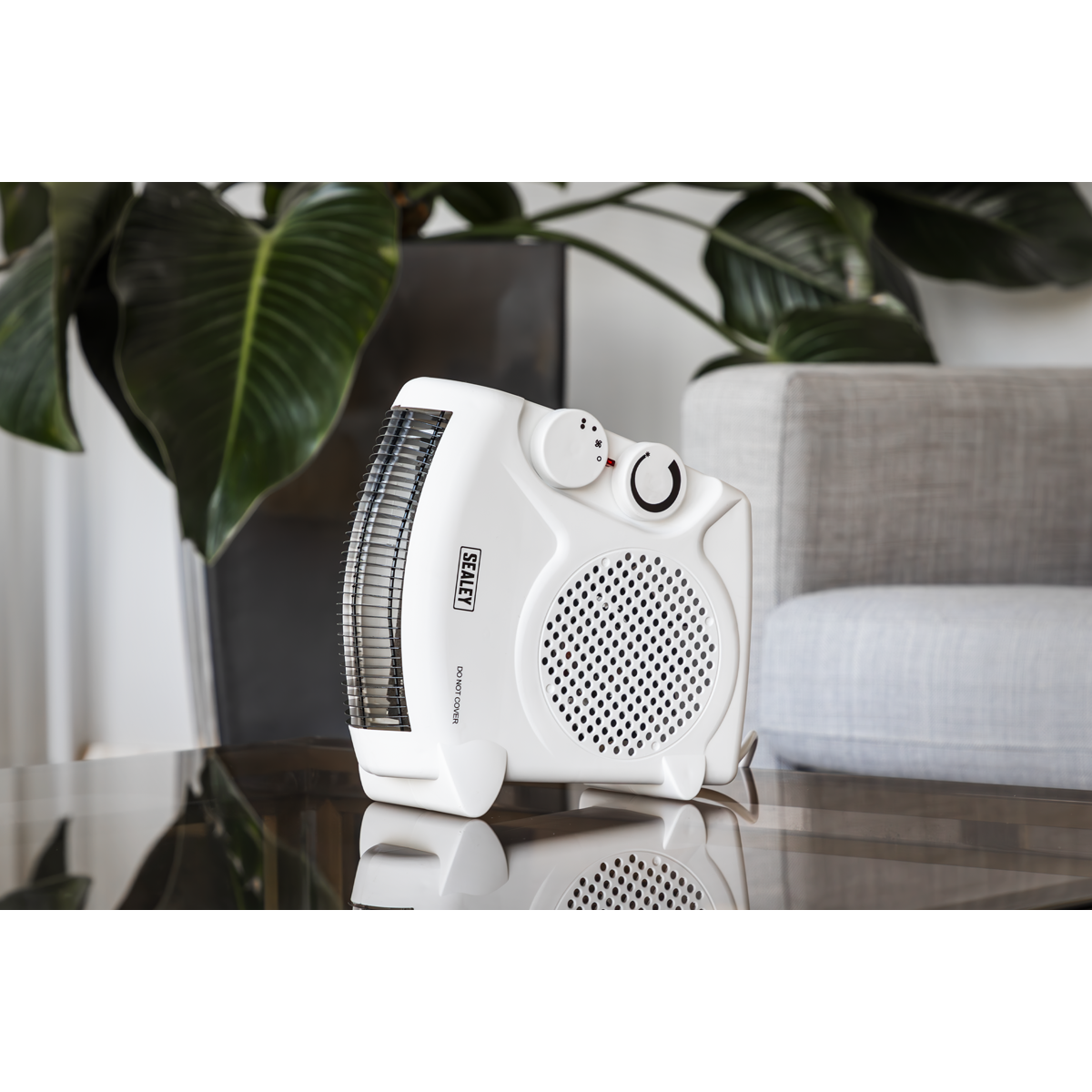 Sealey FH2010 Fan Heater with 2 Heat Settings & Thermostat 2000W/230V