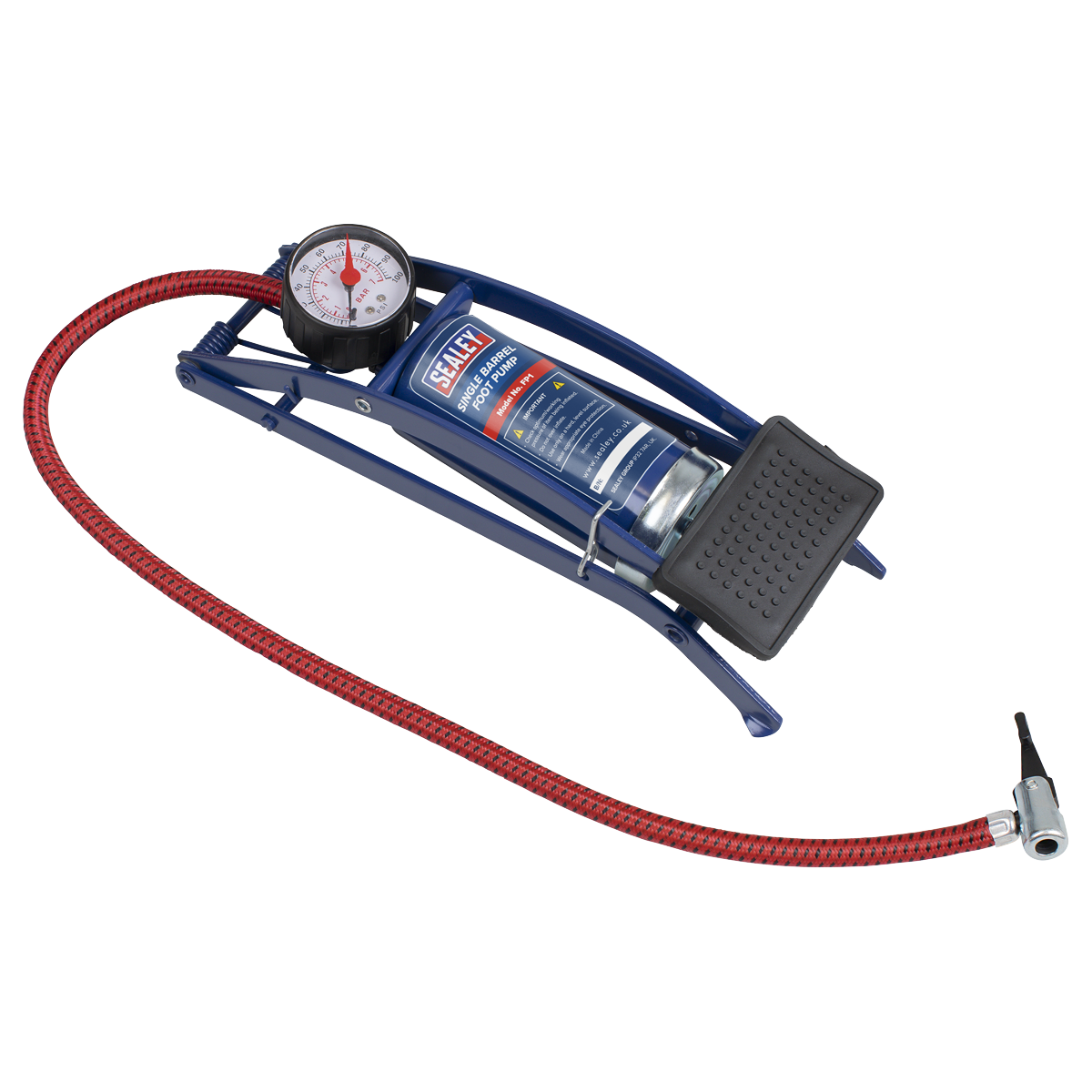 Sealey FP1 Single Barrel Foot Pump