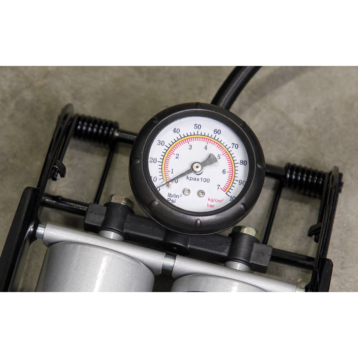 Sealey FP4 Twin Barrel Foot Pump