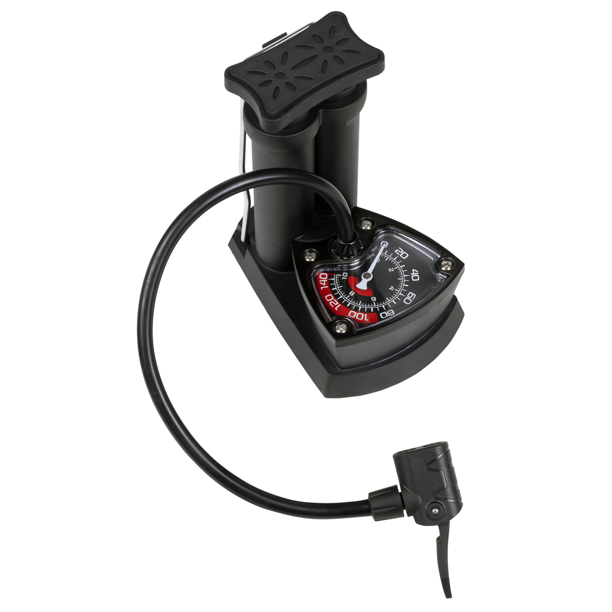 Sealey FP7 Mini Twin Barrel Bicycle Foot Pump