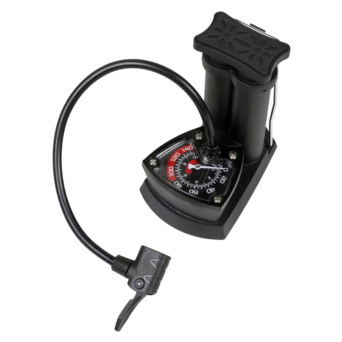 Sealey FP7 Mini Twin Barrel Bicycle Foot Pump