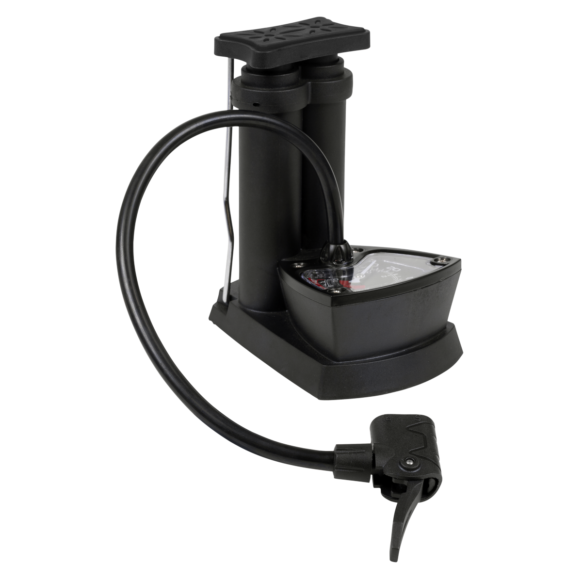 Sealey FP7 Mini Twin Barrel Bicycle Foot Pump