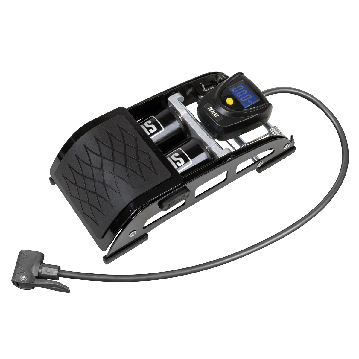 Sealey FP9D Twin Barrel Digital Foot Pump