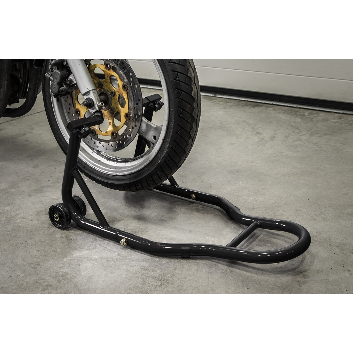 Sealey FPS1KD Universal Front Paddock Stand with Rubber Supports