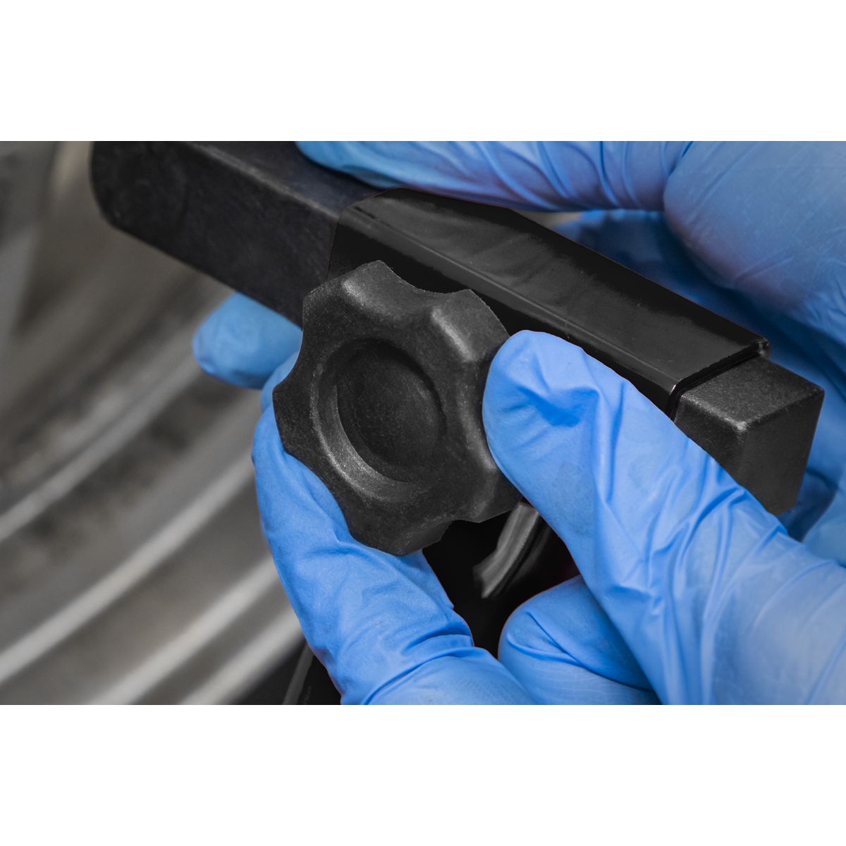 Sealey FPS1KD Universal Front Paddock Stand with Rubber Supports