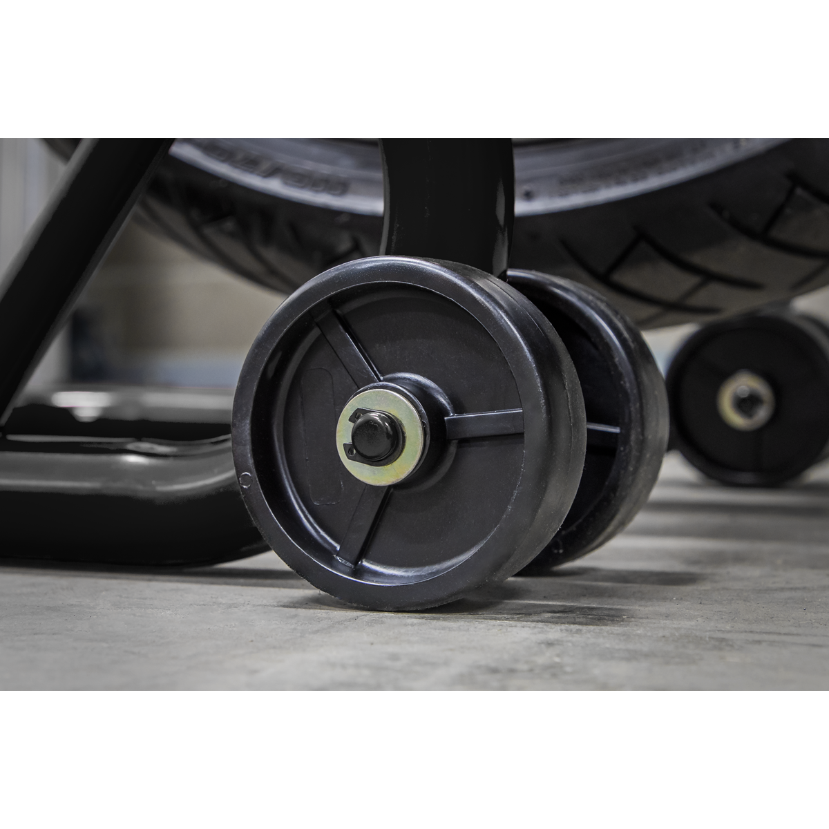 Sealey FPS1KD Universal Front Paddock Stand with Rubber Supports