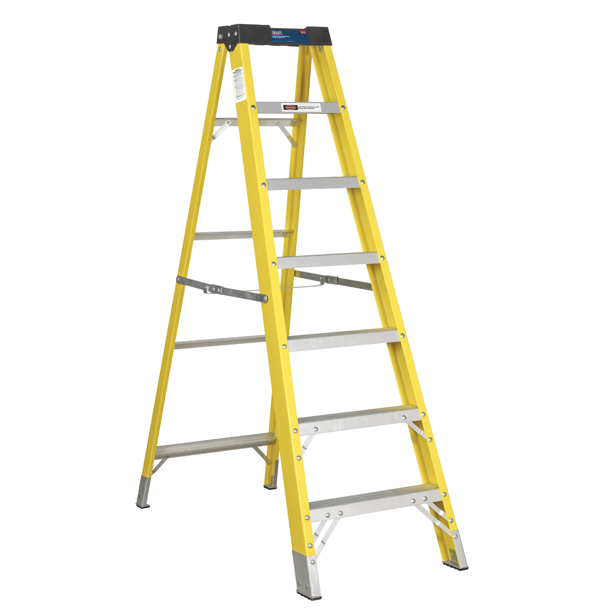 Sealey FSL7 Fibreglass Step Ladder 6-Tread - EN 131